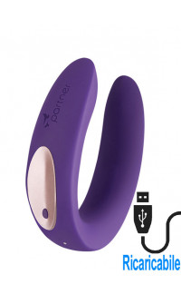 Yoxo Sexy Shop - Omaggio Satisfyer Double Plus Vibratore per Coppia in Puro Silicone Ricaricabile USB