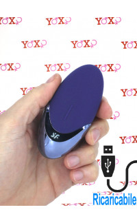 Yoxo Sexy Shop - Satisfyer Purple Pleasure Stimolatore per Clitoride in Silicone Viola Ricaricabile USB