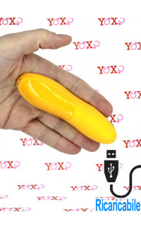 Yoxo Sexy Shop - Satisfyer Teaser Vibratore da Dito in Silicone Giallo Ricaricabile USB