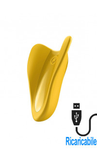 Yoxo Sexy Shop - Satisfyer High Fly Vibratore da Mano in Silicone Giallo Ricaricabile USB
