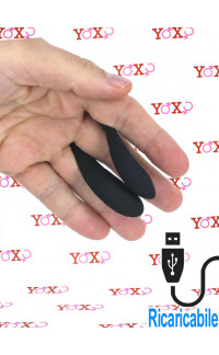 Yoxo Sexy Shop - Satisfyer Candy Cane Stimolatore Potente in Silicone Nero Ricaricabile USB