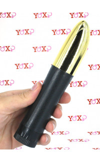 Yoxo Sexy Shop - Vibratore Classico Multivelocità GOLD 20 x 3,5 cm.