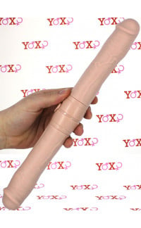 Yoxo Sexy Shop - Vibratore Doppio in Puro Silicone 35 x 4 cm.