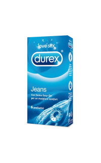 Yoxo Sexy Shop - Profilattici Durex Jeans - 6 Pezzi