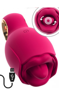 Yoxo Sexy Shop - Lecca Clitoride Oral Fun con Lingua Vibrante e Rotante Ricaricabile USB