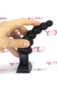 Yoxo Sexy Shop - ZIZI Fallo Anale a Sfere Progressive Tetrad Nero 16 X 4 cm.