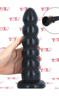 Yoxo Sexy Shop - Yoo-Hoo - Fallo Anale con Aggancio Vac-U-Lock 24 x 6,4 cm. Nero