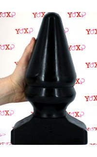 Yoxo Sexy Shop - Cuneo Anale Gigante All Black 28,5 x 12,6 cm.