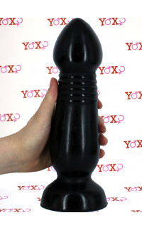 Yoxo Sexy Shop - Fallo anale multiforma All Black 28 x 7,5 cm.