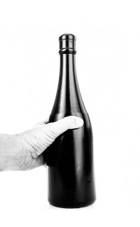 Yoxo Sexy Shop - Fallo anale a forma di bottiglia All Black 34,5 x 9,5 cm.