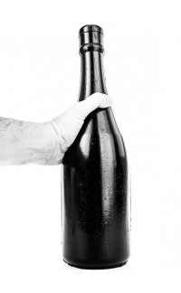 Yoxo Sexy Shop - Fallo anale a forma di bottiglia All Black 39 x 11 cm.
