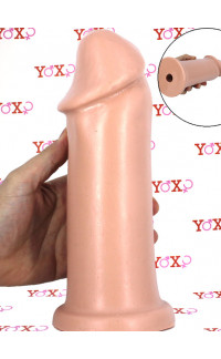 Yoxo Sexy Shop - Deli - Fallo Realistico Gigante con Aggancio Vac-U-Lock 25 x 7,3 cm. Color Carne