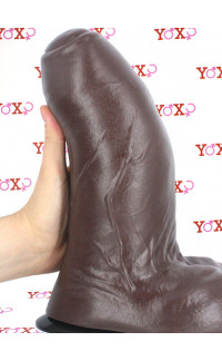 Yoxo Sexy Shop - Frederick XL - Fallo Realistico Gigante Ricurvo con Aggancio Mega-Hung 28 x 9,9 cm. Africano