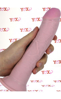 Yoxo Sexy Shop - Fallo ultra realistico Triple Density King Cock color carne con ventosa 23 x 4,5 cm.