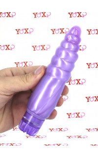 Yoxo Sexy Shop - Lollies Pixie - Vibratore con Rilievi Stimolanti 16,5 x 3,3 cm. Lilla