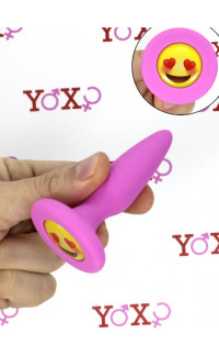 Yoxo Sexy Shop - Cuneo Anale in Puro Silicone con Smile 8,5 X 2 cm.