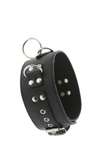 Yoxo Sexy Shop - Collare Regolabile in Eco Pelle e Fibbia in Acciaio con Gancio per Guinzaglio