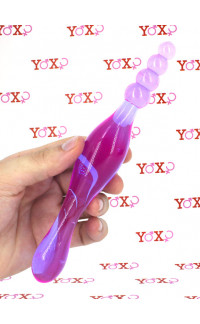 Yoxo Sexy Shop - Dildo Doppio Flessibile In Jelly Lavender Line