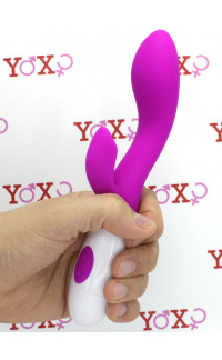 Yoxo Sexy Shop - OMAGGIO Vibratore Rabbitin silicone  30 vibrazioni 20 x 3,4 cm.