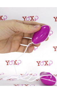 Yoxo Sexy Shop - Ovulo vibrante rosa telecomandato 30 Velocitá 5,8 x 3,5 cm.