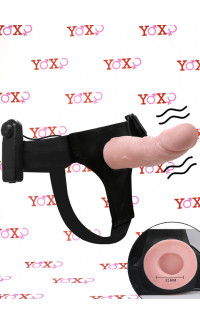 Yoxo Sexy Shop - Fallo Cavo Vibrante Indossabile con Regolatore Velocità 15,5 x 4,2 cm.