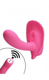 Yoxo Sexy Shop - Vibratore Punto G Indossabile in Silicone con Telecomando 12,5 x 2,9 cm. Rosa