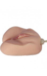 Yoxo Sexy Shop - Masturbatore Vibrante con Vagina e Ano Penetrabili in Cyber-Skin Color Carne