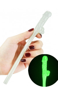 Yoxo Sexy Shop - 9 Cannucce Fluorescenti a Forma di Pene 18,5 cm. Riutilizzabili
