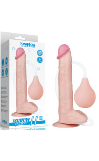 Yoxo Sexy Shop - Fallo Ultra Realistico Eiaculante con Pompetta 28 x 4,8 cm. Color Carne