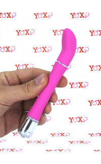 Yoxo Sexy Shop - Vibratore LULU SATIN Scoop Vellutato 15 x 1,5 cm.