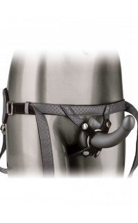 Yoxo Sexy Shop - Strap On per donna in silicone con base stimolante e cintura regolabile 17,25 x 3,75 cm.