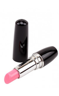 Yoxo Sexy Shop - Stimolatore clitoride a forma di rossetto nero 9 x 3 cm.