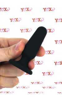 Yoxo Sexy Shop - Butt Joy S - Cuneo Anale in Silicone 7,3 x 2,2 cm. Nero