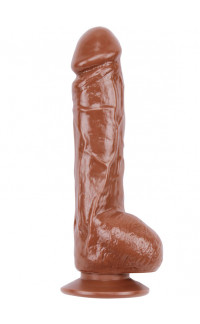Yoxo Sexy Shop - Orgasm Stealer - Fallo Realistico Morbido e Flessibile 22,3 x 4,1 cm. Marrone