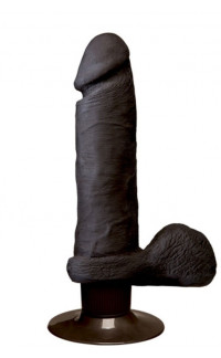 Yoxo Sexy Shop - Realistic Cock 6 Vibratore Ultra Realistico Nero in UR3 Dual Density 16 X 4 cm.