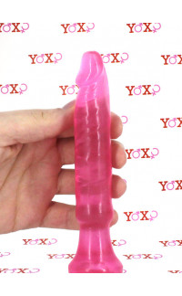 Yoxo Sexy Shop - Fallo Anale in Jelly Rosa Trasparente Anal Starter 15 x 2,5 cm.