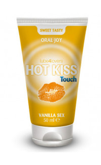 Yoxo Sexy Shop - Lubrificante gel commestibile Hot Kiss alla vaniglia 50 ml.