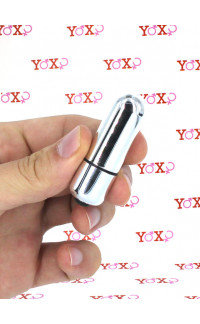 Yoxo Sexy Shop - Mini Vibratore Bullet Argento 5,5 x 1,8 cm.