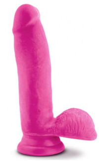 Yoxo Sexy Shop - Fallo Realistico Morbido e Flessibile Real Safe Rod in Puro Silicone Rosa 18,5 X 4 cm.