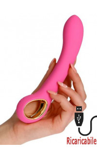 Yoxo Sexy Shop - Vibratore Design Handy Line Grip Rosa 18,8 x 3,3 cm.