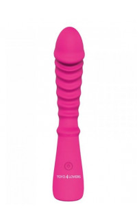 Yoxo Sexy Shop - Vibratore Design Elys Roundish Plot Real Wave Pink 20 x 3,5 cm.
