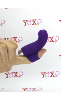 Yoxo Sexy Shop - Mini Vibratore da Dito per Stimolare il Clitoride in Puro Silicone 8 x 2 cm.