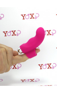 Yoxo Sexy Shop - Mini Vibratore da Dito in Puro Silicone Rosa 9 cm.