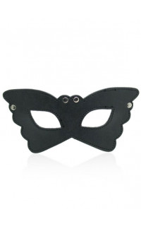 Yoxo Sexy Shop - Maschera Nera da Farfalla con Borchie Metalliche