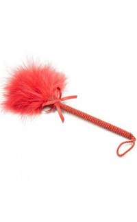 Yoxo Sexy Shop - Piumino Rosso per Solletico con Laccio per il Polso