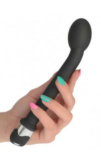 Yoxo Sexy Shop - Vibratore Punto G Con Diamante Nero 21,9 x 3,5 cm.