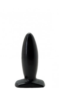 Yoxo Sexy Shop - Plug Anale Timeless Slim Nero 10,4 x 3 cm.