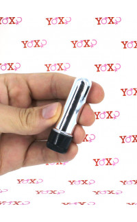 Yoxo Sexy Shop - Mini Vibratore Timeless Pocket Treasure Argento 6,6 x 1,6 cm.