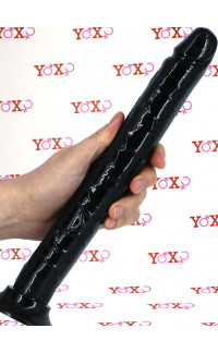 Yoxo Sexy Shop - Fallo Con Ventosa Timeless Black Emperor 31 x 4 cm.