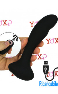 Yoxo Sexy Shop - Vibrante Telecomandato Punto G Ricaricabile 16 x 3,5 cm.
